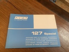 FIAT 127 SPECIAL CATALOGO