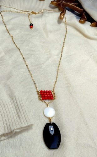 Collana corallo rosso - collana,