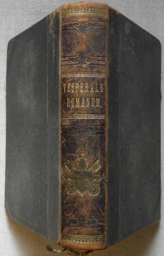 Vesperale romanum consinatum - vesperale, romanum,