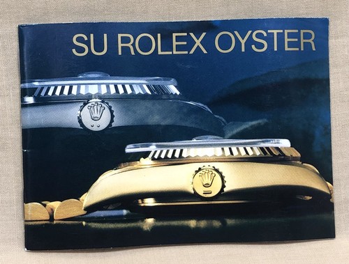 Rolex oyster booklet 1989 - oyster,