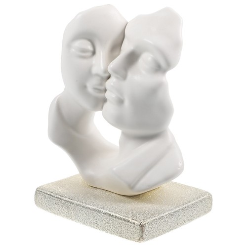 Statua coppia in ceramica - di,