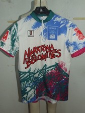 MAGLIA SHIRT MAILLOT CICLISMO CYCLISM BICI MARATONA DOLOMITES (057) tg. L