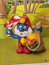 # PUFFI SMURF - GRANDE PUFFO BABBO NATALE SACCO REGALI (SCHLEICH 51903 PEYO)#