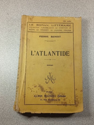 Atlantide pierre benoît - l'atlantide,