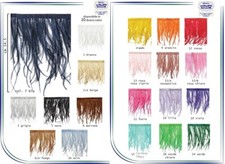 Frangia Piume Struzzo Boa