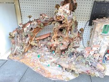 presepe artigianale Artistico I Radice D'ulivo Pastori In Terracotta