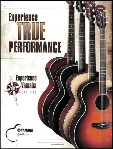 Pubblicità chitarra acustica