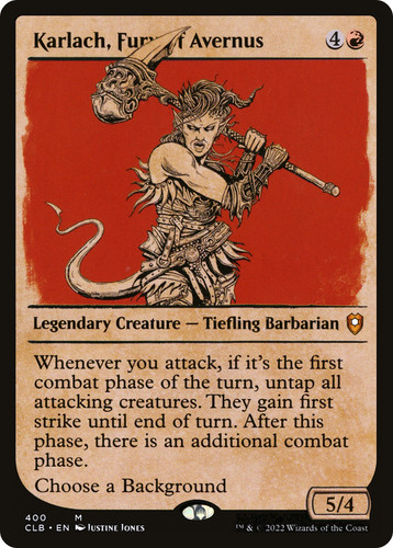 Mtg karlach furia averno - mtg,