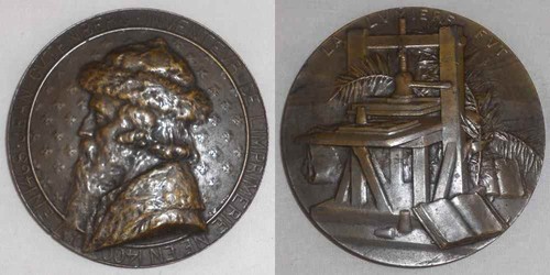 Medaglia bronzo francese - , primi