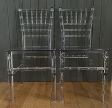 Sedia Chiavari in cristallo