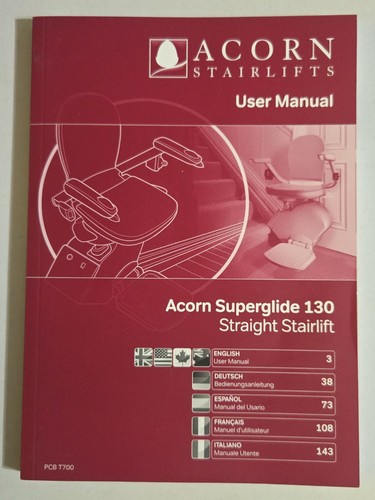 Acorn stairlift superglide 130 - acorn,