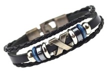 Braccialetto in cuoio con nodo / leather bracelet with knot node