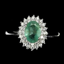 Anello In Smeraldo Verde