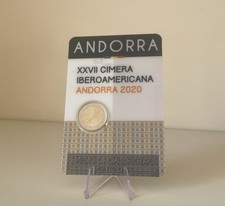 Coincard 2 Euro Andorra 2022 27esimo Vertice Iberoamericano Original Folder BU