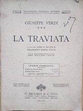 Spartito Giuseppe Verdi  La
