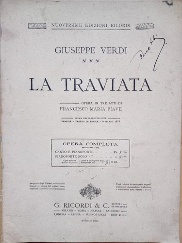 Spartito giuseppe verdi la - verdi,