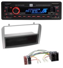 Autoradio JBL AUX MP3 USB Bluetooth SD per Alfa Romeo 147 GT argento vano portaoggetti