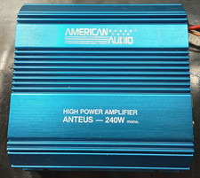 * Amplificatore Auto AMERICANO AUDIO ANTEUS 240 W STEREO / MONO SUBWOOFER