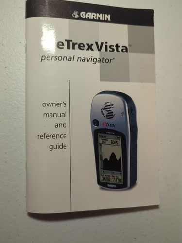 Manuale garmin etrex - manuale, vista