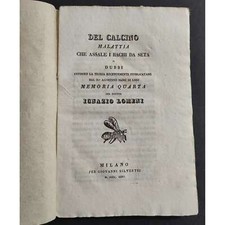 Del Calcino Malattia che Assale i Bachi da Seta - I. Lomeni - 1835