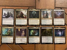 Mazzo COMMANDER - 100 Carte - 3 colori : NERO/BIANCO/VERDE - magic the gathering