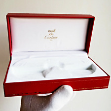 Scatola box occhiali da sole must de CARTIER sunglasses case custodia Santos red