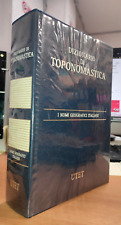 SV83 - DIZIONARIO DI TOPONOMASTICA - I NOMI GEOGRAFICI ITALIANI, UTET