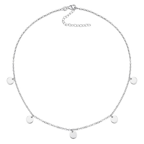 Collana materia con piastrine - collana,