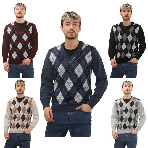 Maglione uomo classico argyle - uomo,