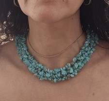 Collana turchese naturale - turchese,