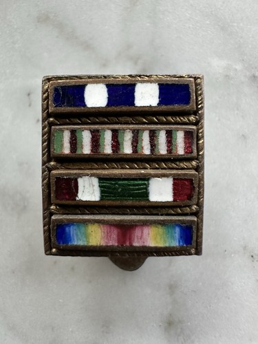Medagliere nastrini decorato - nastrini,