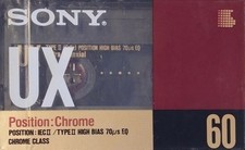 1 cassetta SONY UX 60 NUOVA