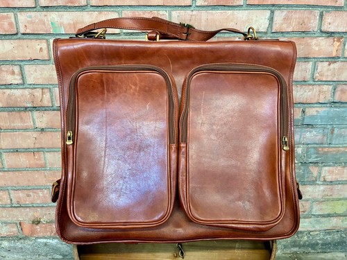 The bridge garment bag - bridge, leather