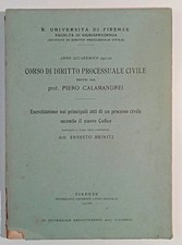 Corso di diritto processuale civile tenuto dal prof. Piero Calamandrei 1942
