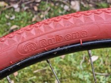 Coppia Strisce Tallone Rubena - Rosso per Bici Antica