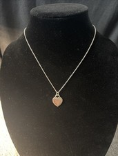 collana tiffany & co con ciondolo cuore lunghezza 18 pollici
