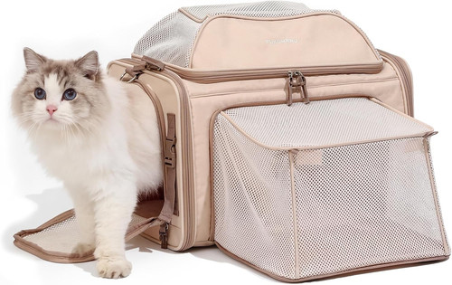 Trasportino gatto espandibile - trasportino,