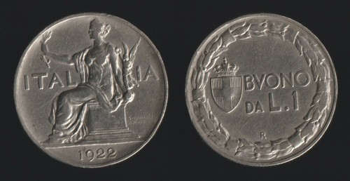 Buono lira 1922 - da,