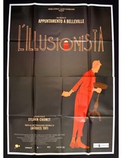 manifesto L'ILLUSIONISTA Sylvain chomet Jacques Tati magia mago A344