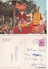 VENTIMIGLIA: CARRO MASCHERATO CON "TOPO-GIGIO" ALLA FESTA DEI FIORI  1965