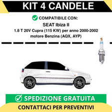 KIT 4 CANDELE per SEAT Ibiza