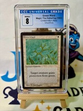 Mtg Magic green ward Beta CGC 8 uncommon (no alpha 10 psa box deck mox foil old)