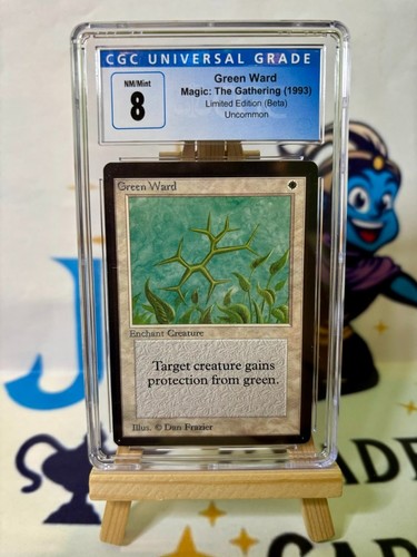 Mtg magic green ward beta - magic, cgc