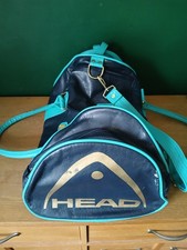 Borsa tennis sportiva palestra Head Holdall vintage turchese navy retrò anni 90