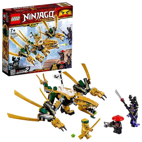 Lego ninjago golden dragon - golden,