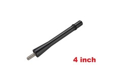 4 inch " Short Black Aluminum