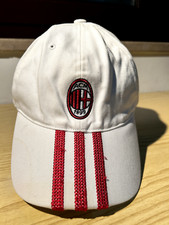 MILAN ADIDAS BERRETTO CAPPELLO VISIERA BERRETTINO CALCIO VINTAGE CAP OFFICIAL