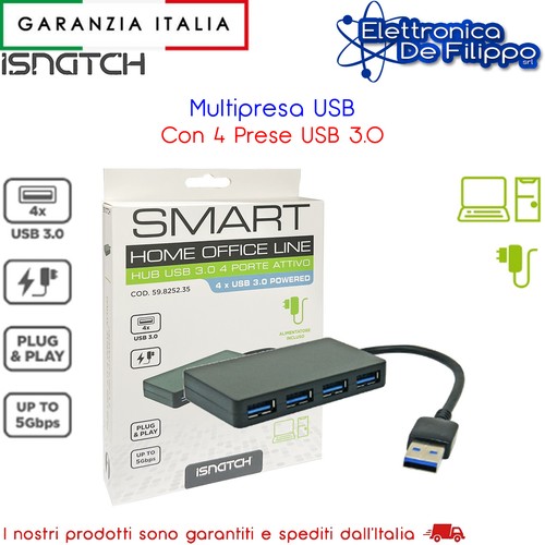 Multipresa usb con prese - con,