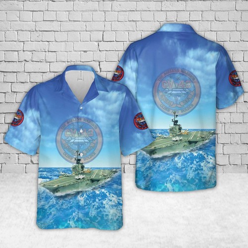 Camicia hawaiana navy uss - hawaiana,
