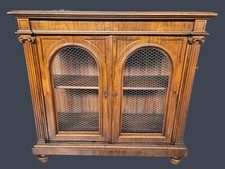 CREDENZA SERVANTE IN NOCE INTEGRA E ORIGINALE DI EPOCA XIX SECOLO RESTAURATA